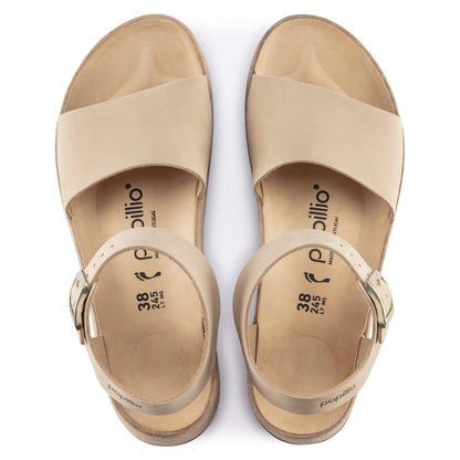 Glenda Nubuck Leather in Color Sandcastle | Birkenstock