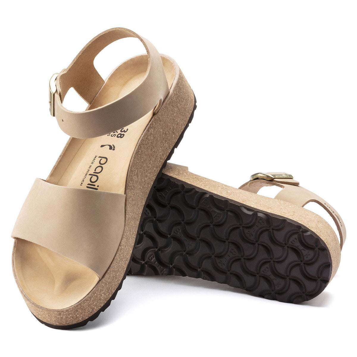Glenda Nubuck Leather in Color Sandcastle | Birkenstock