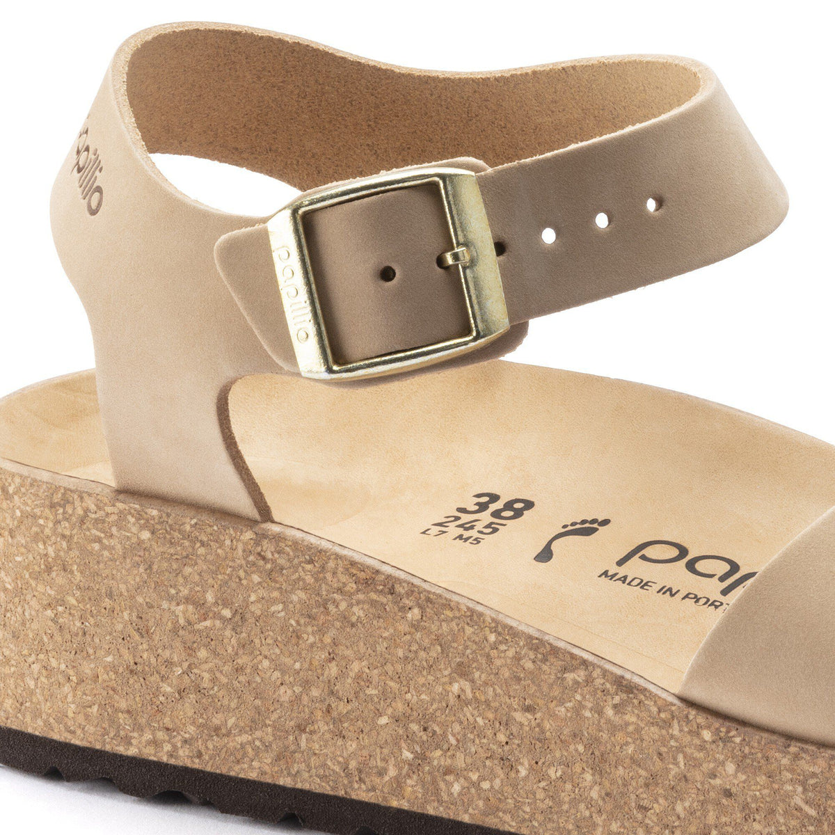 Glenda Nubuck Leather in Color Sandcastle | Birkenstock