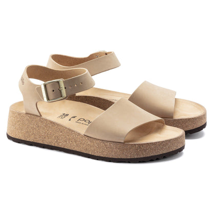 Glenda Nubuck Leather in Color Sandcastle | Birkenstock