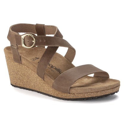 Sibyl Oiled Leather in Color Cognac | Birkenstock