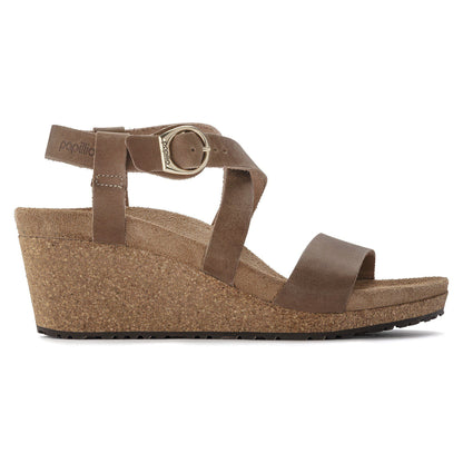 Sibyl Oiled Leather in Color Cognac | Birkenstock