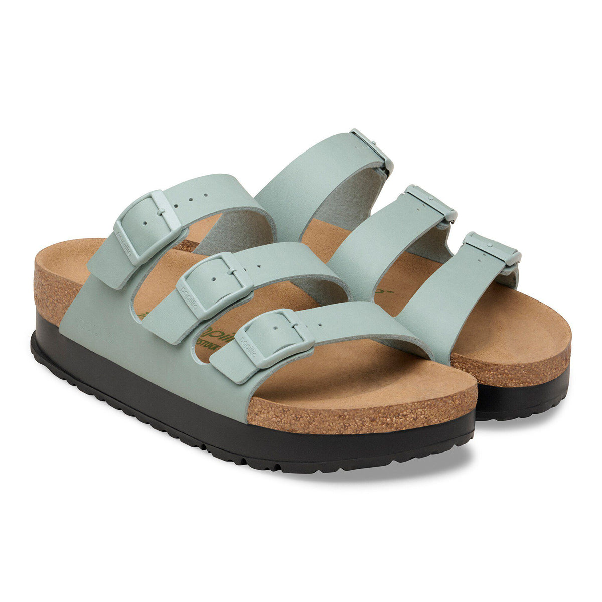 Florida Vegan Flex Platform Birko-Flor in Color Pure Sage | Birkenstock