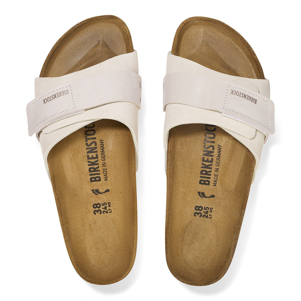 Oita Suede Leather in Color Antique White | Birkenstock