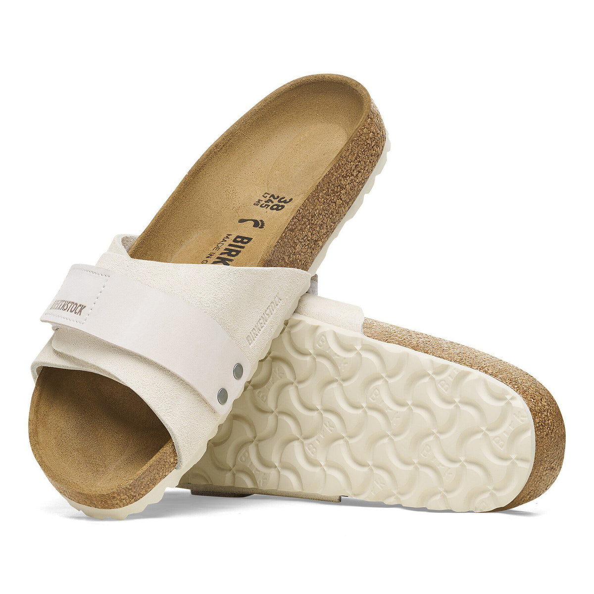 Oita Suede Leather in Color Antique White | Birkenstock