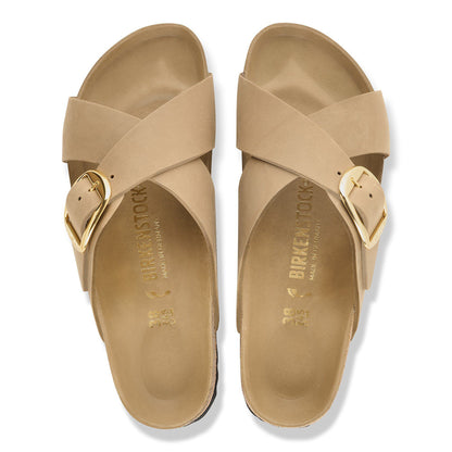 Siena Big Buckle Oiled Leather in Color Tobacco Brown | Birkenstock