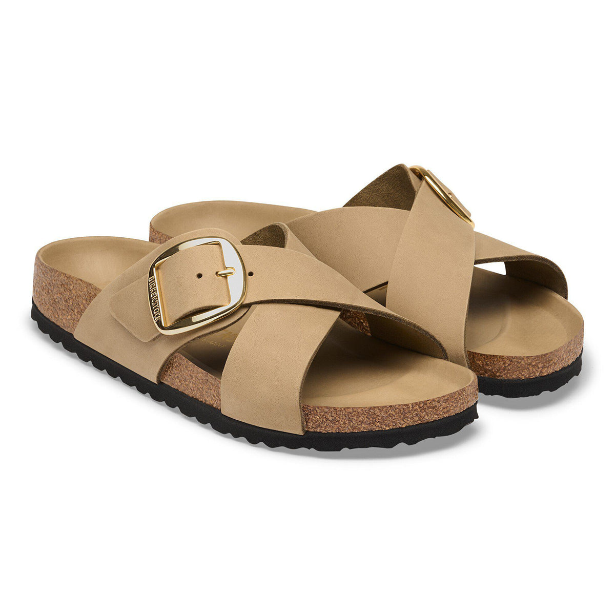 Siena Big Buckle Oiled Leather in Color Tobacco Brown | Birkenstock