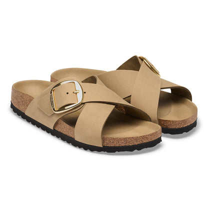 Siena Big Buckle Oiled Leather in Color Tobacco Brown | Birkenstock