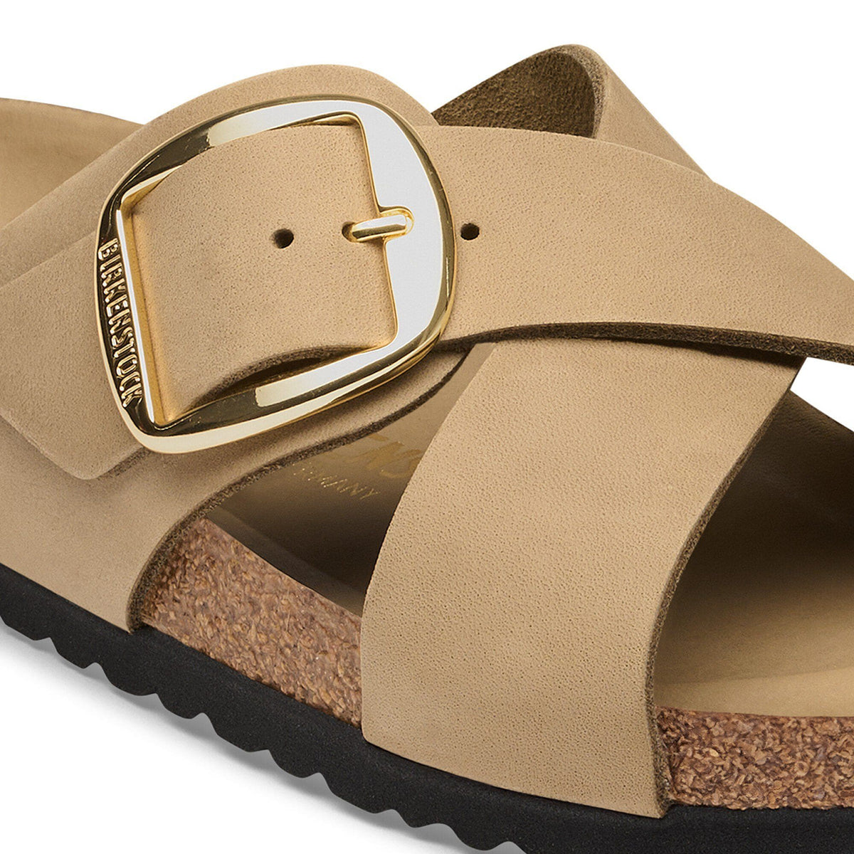 Siena Big Buckle Oiled Leather in Color Tobacco Brown | Birkenstock