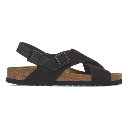 Tulum Soft Footbed Suede Nubuck in Color Black | Birkenstock