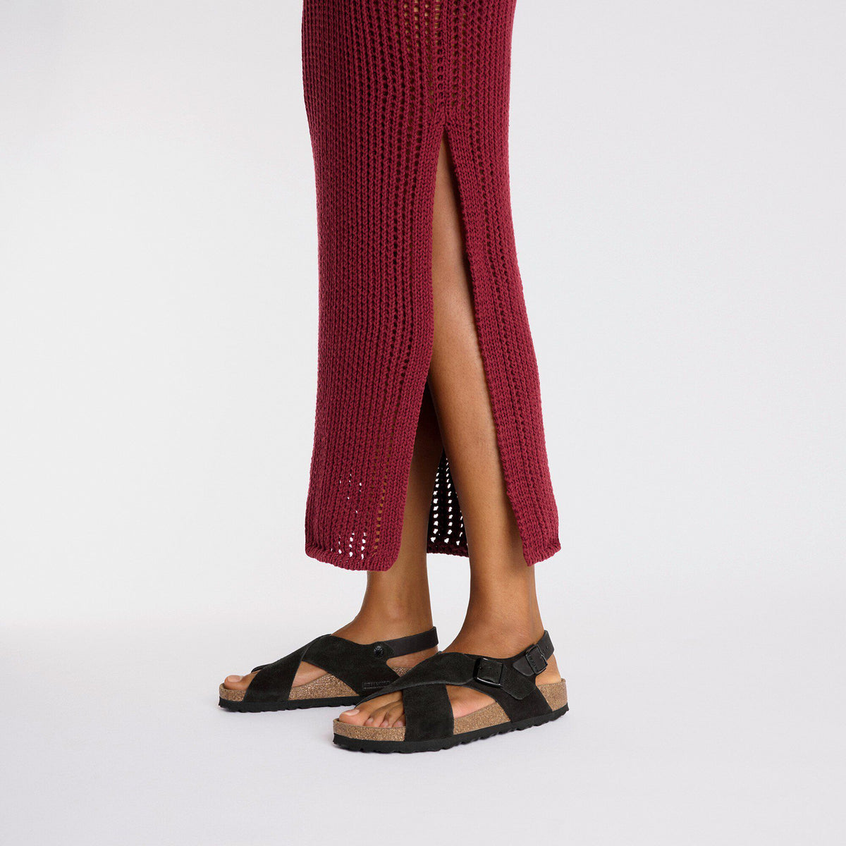 Tulum Soft Footbed Suede Nubuck in Color Black | Birkenstock