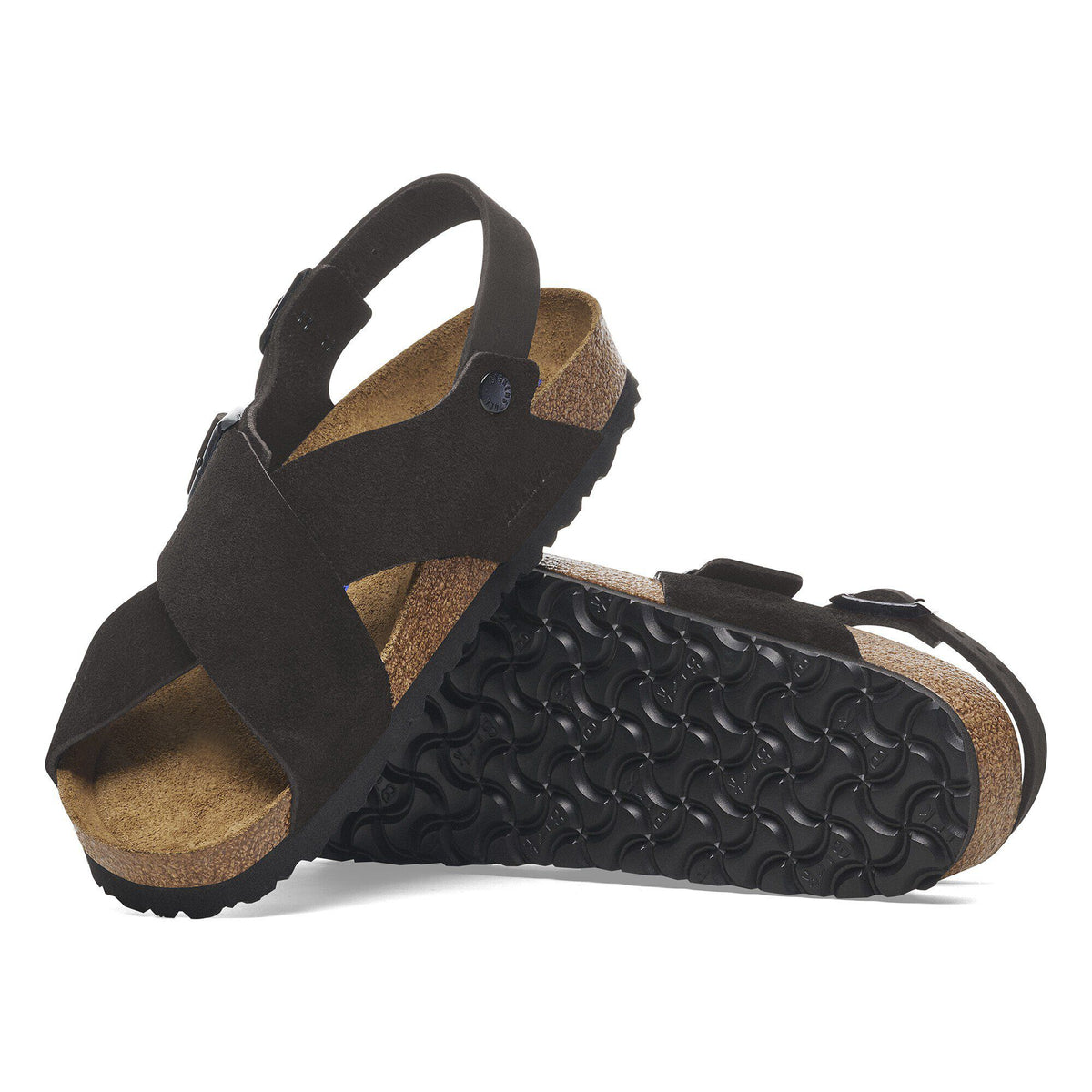 Tulum Soft Footbed Suede Nubuck in Color Black | Birkenstock