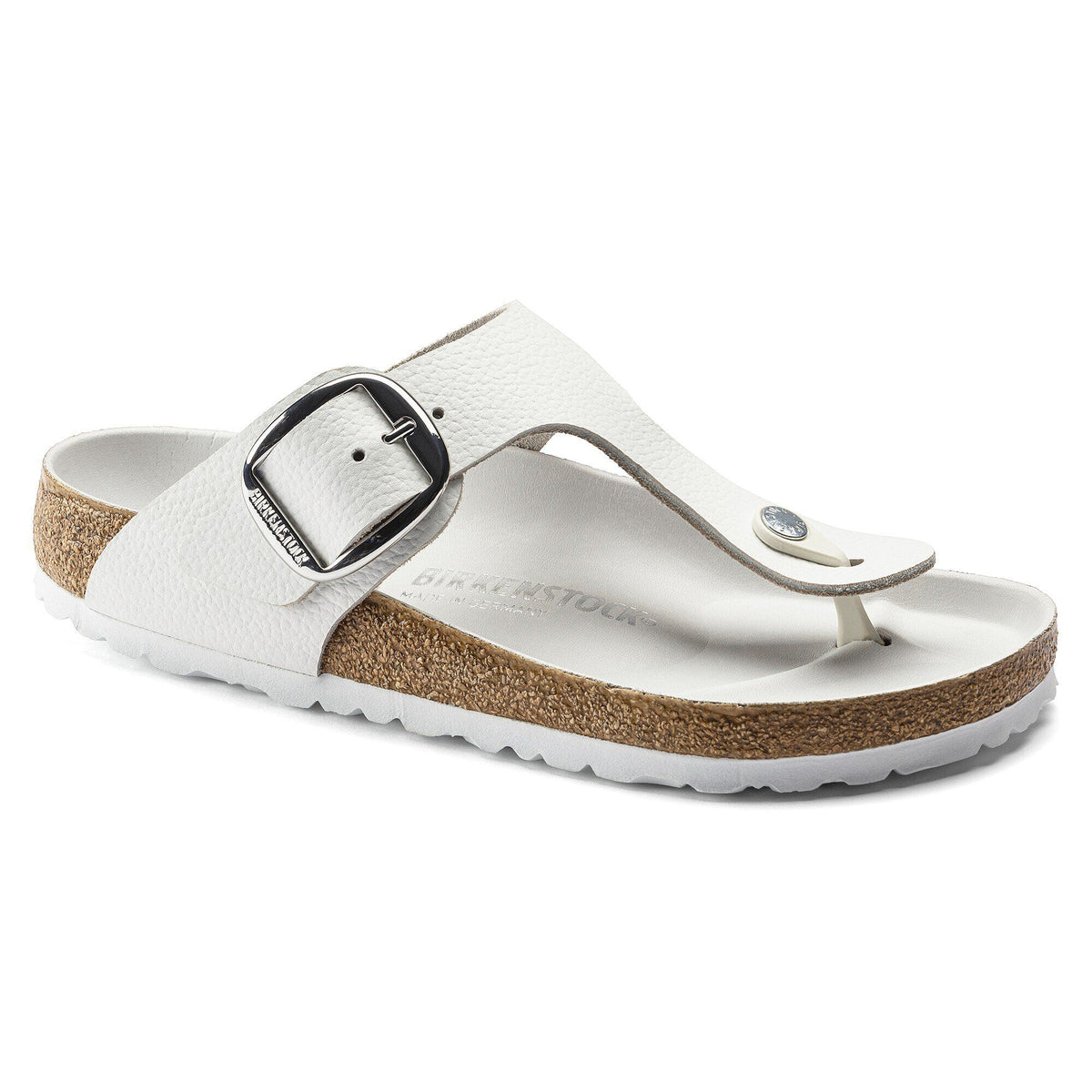 Gizeh Big Buckle Leather in Color White | Birkenstock