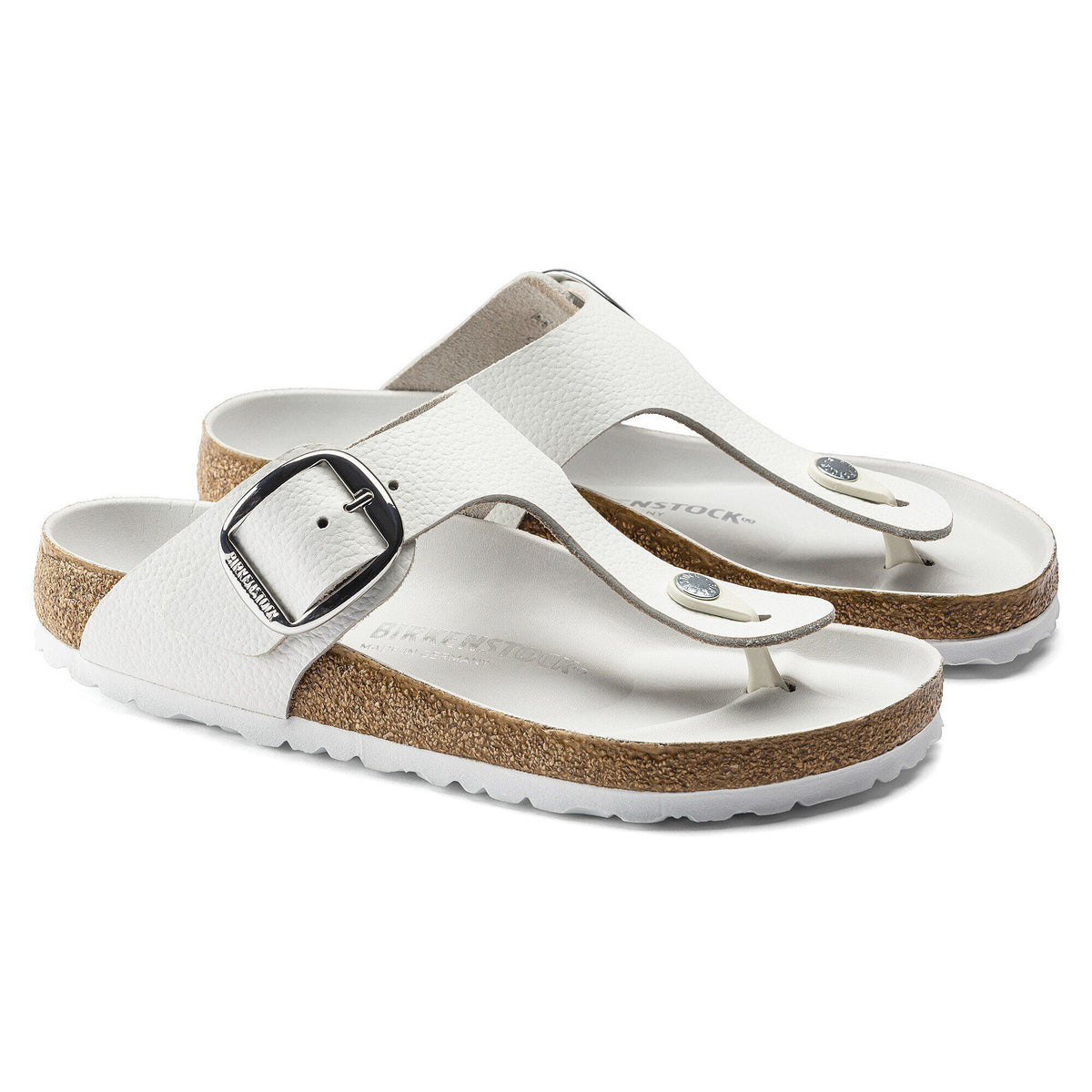 Gizeh Big Buckle Leather in Color White | Birkenstock