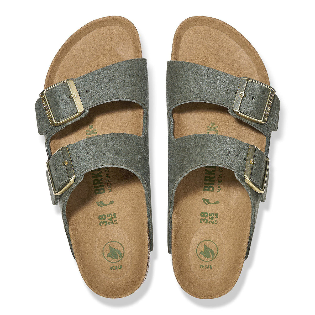 Arizona Vegan Synthetics in Color Thyme | Birkenstock