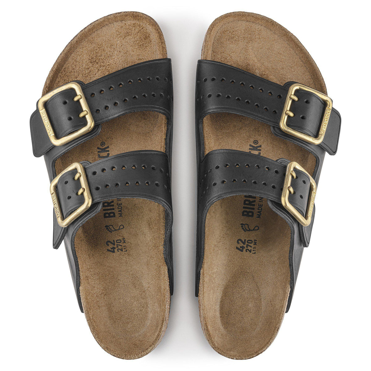 Arizona Bold Leather in Color Black | Birkenstock