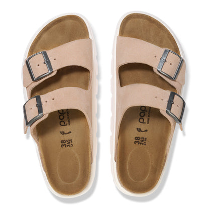 Arizona Chunky Suede Leather in Color Warm Sand | Birkenstock