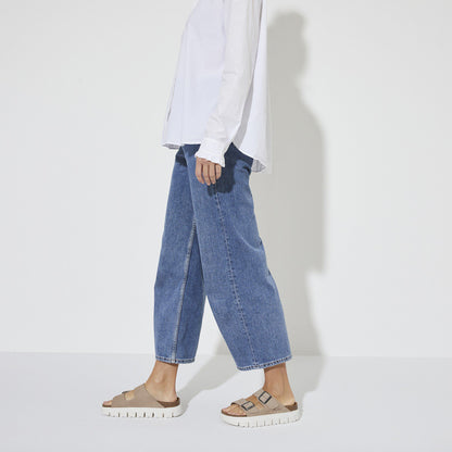 Arizona Chunky Suede Leather in Color Warm Sand | Birkenstock