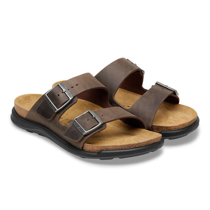 Arizona Crosstown Women Oiled Leather in Color Habana | Birkenstock
