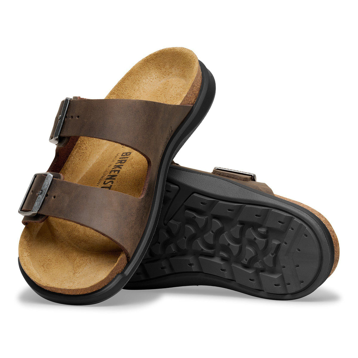 Arizona Crosstown Women Oiled Leather in Color Habana | Birkenstock