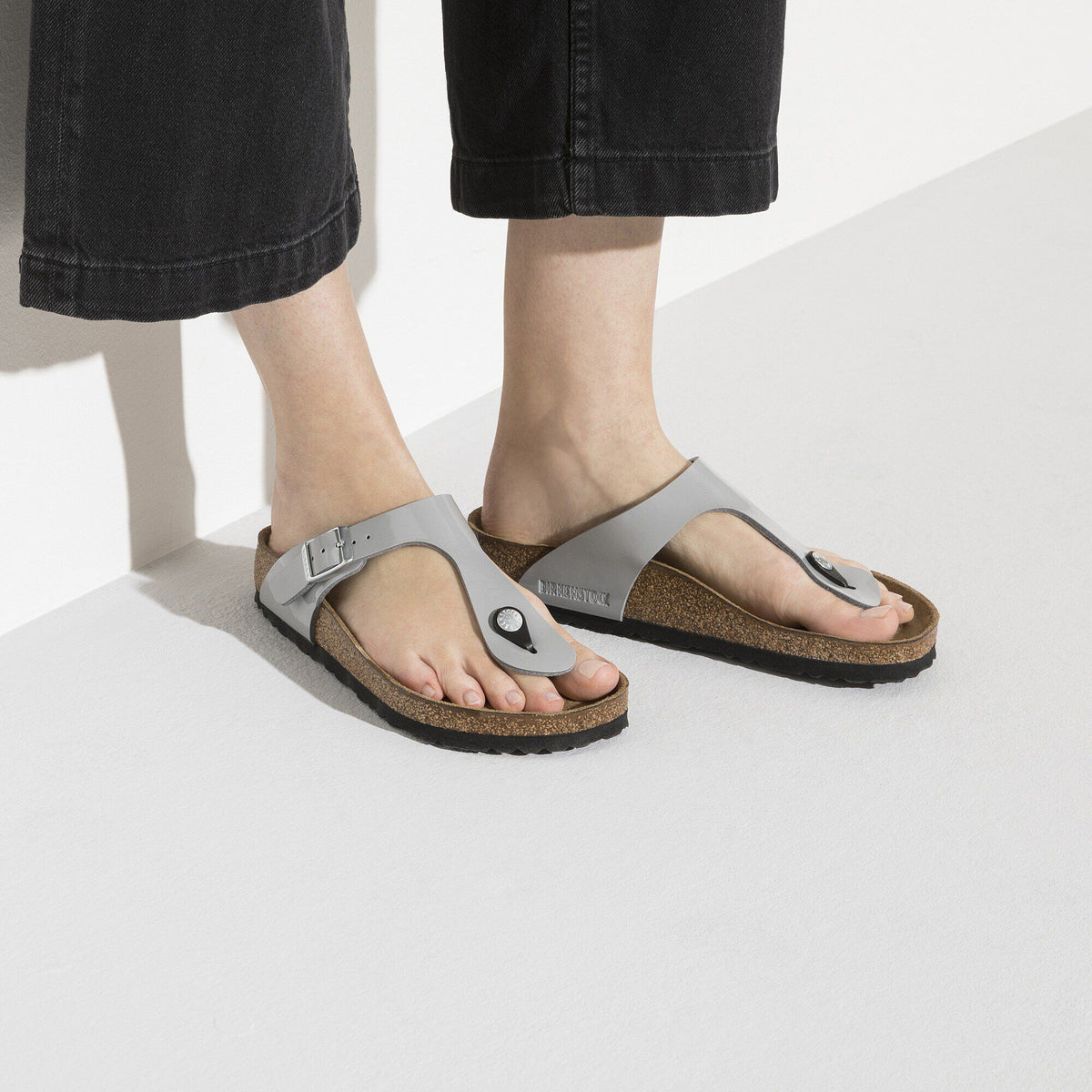 Gizeh Birko-Flor Patent in Color Patent Alloy | Birkenstock