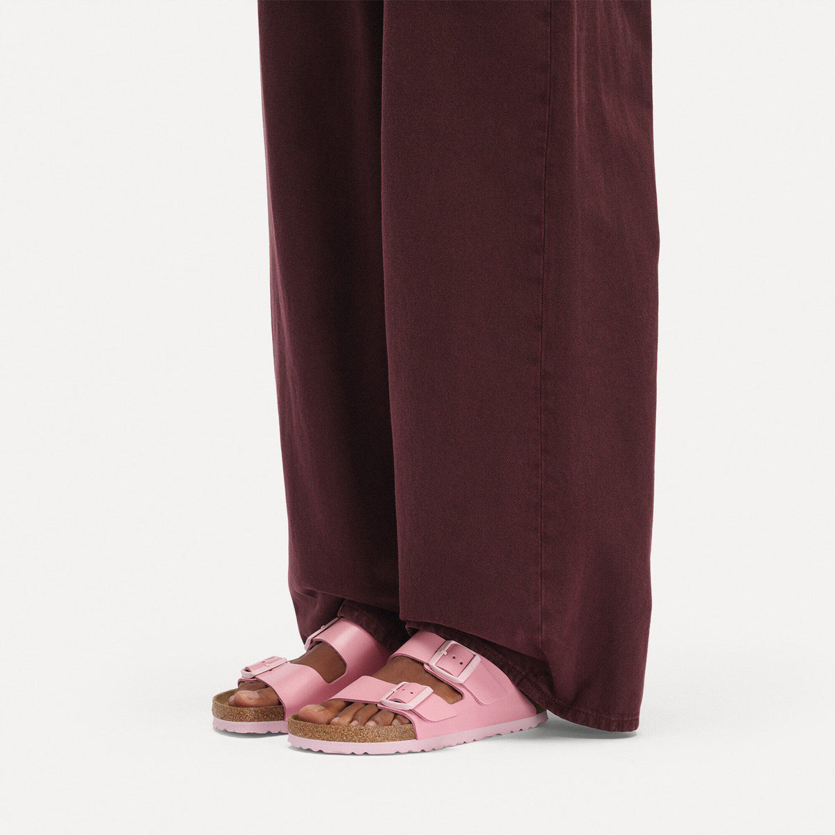 Arizona Natural Leather Patent in Color Fondant Pink | Birkenstock