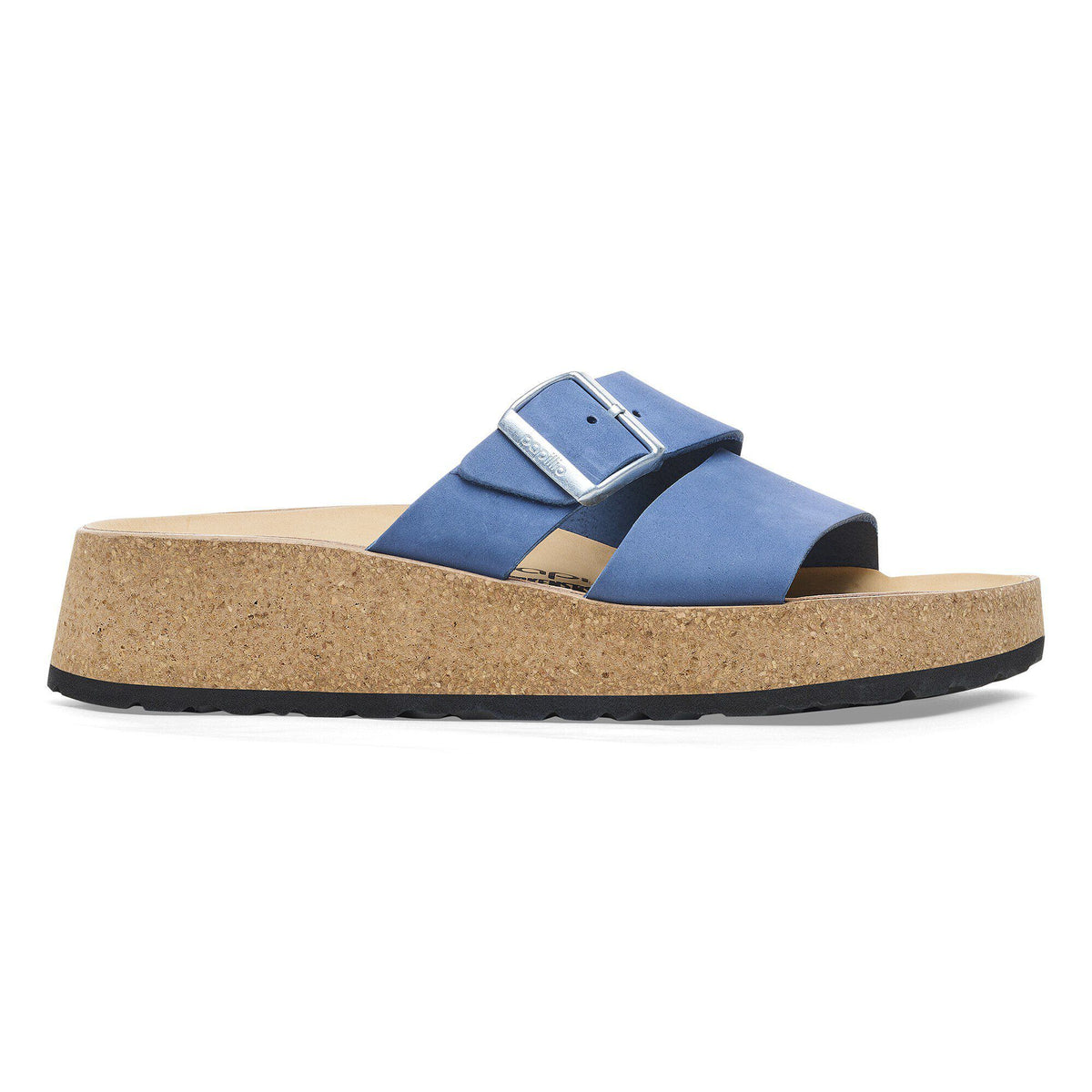 Almina Nubuck Leather in Color Elemental Blue | Birkenstock