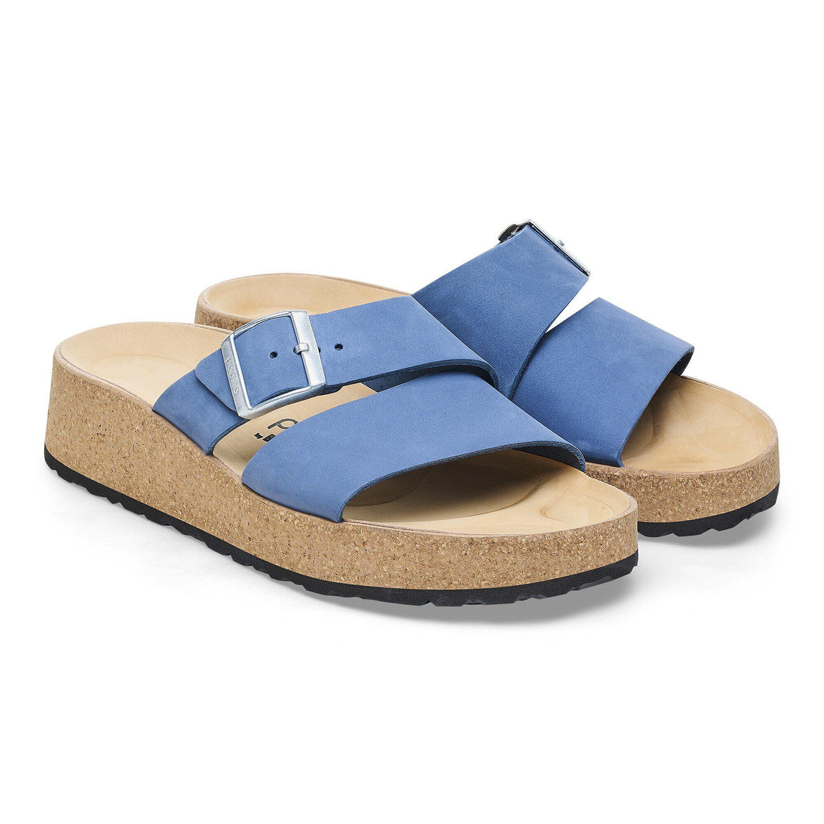 Almina Nubuck Leather in Color Elemental Blue | Birkenstock