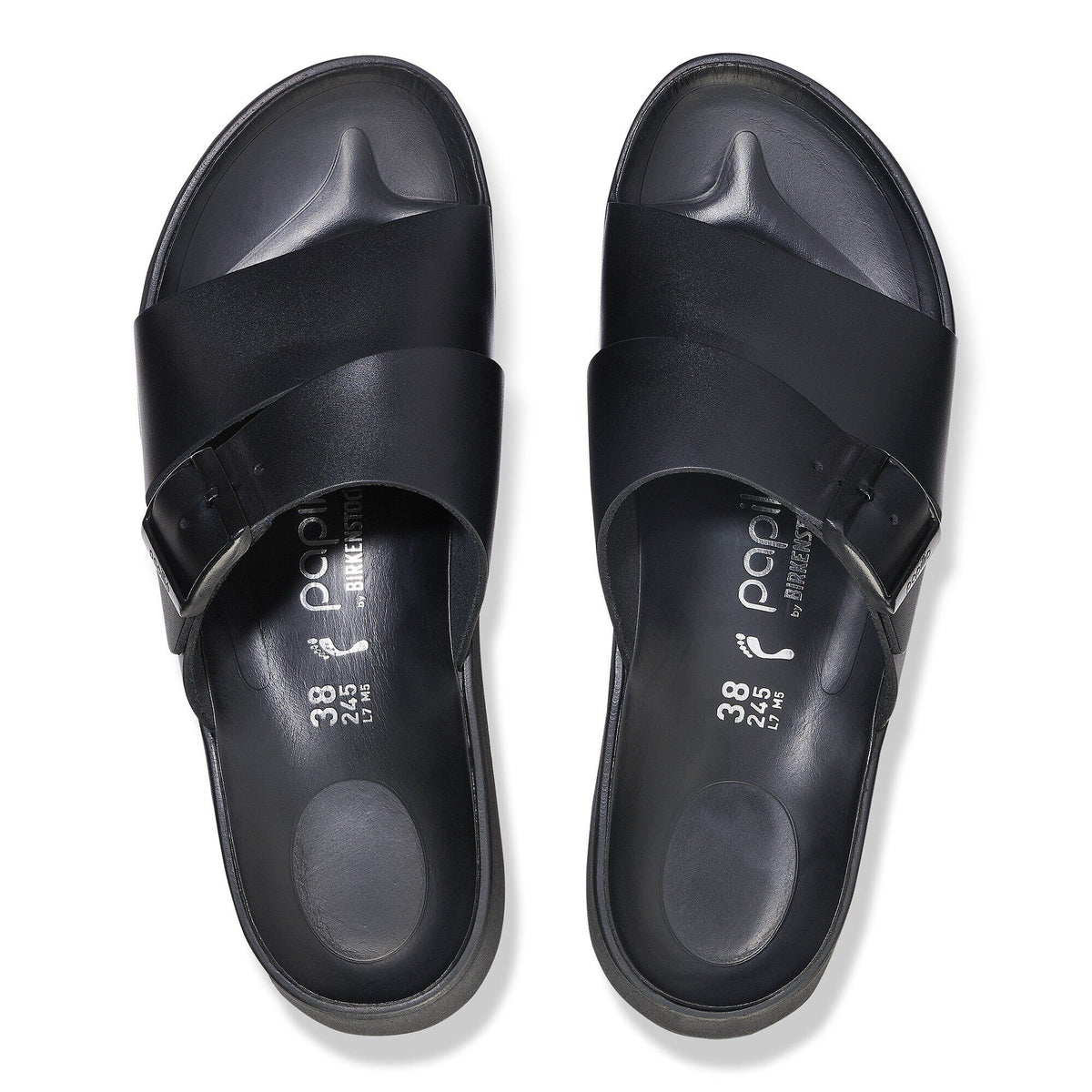 Almina Leather in Color Black | Birkenstock