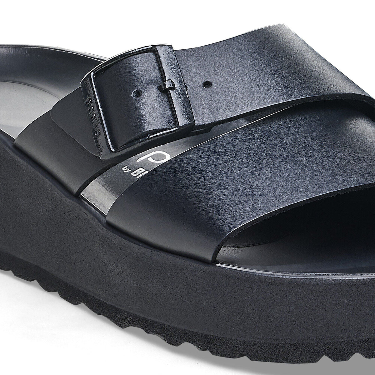 Almina Leather in Color Black | Birkenstock