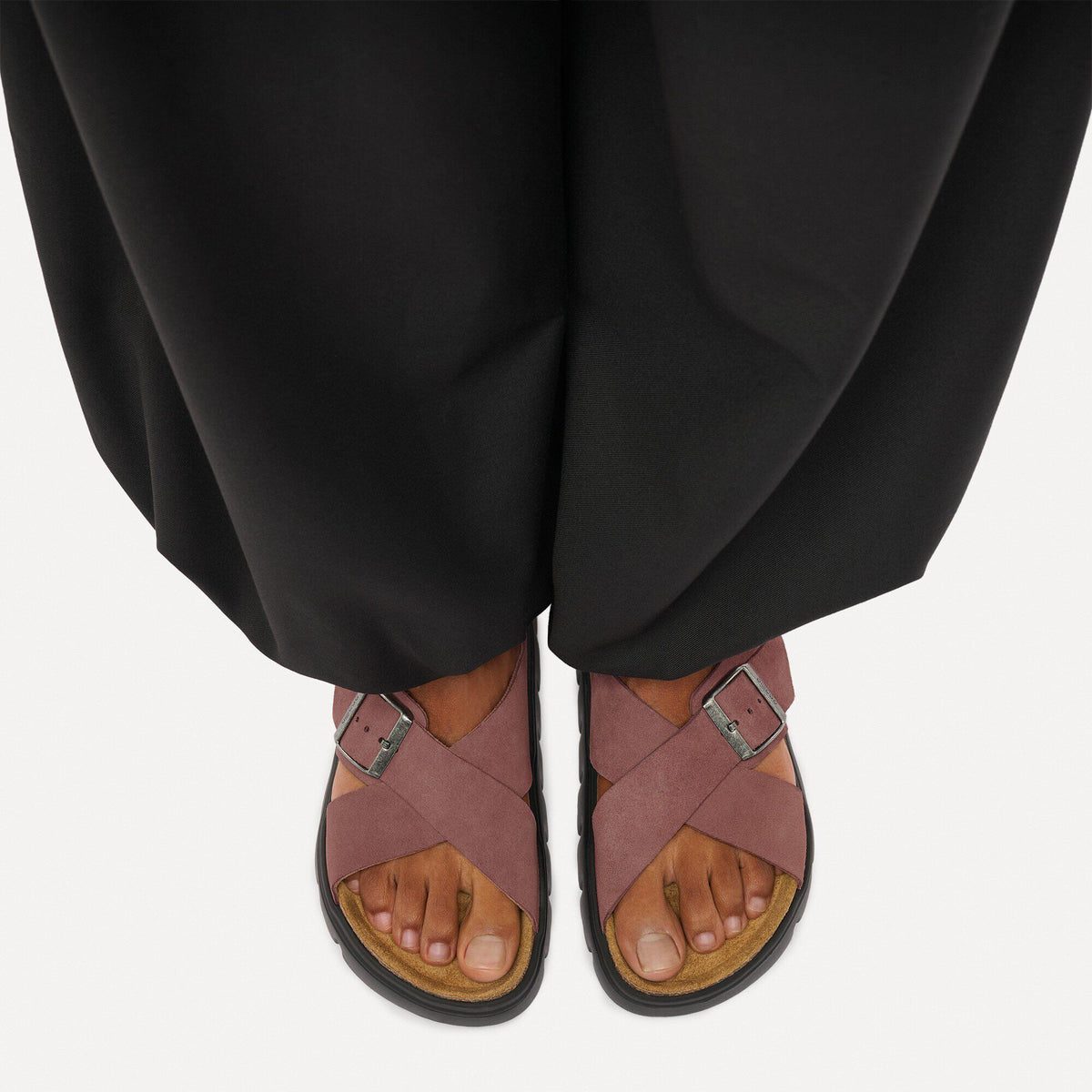 Siena  Chunky Suede Leather in Color Pepper | Birkenstock