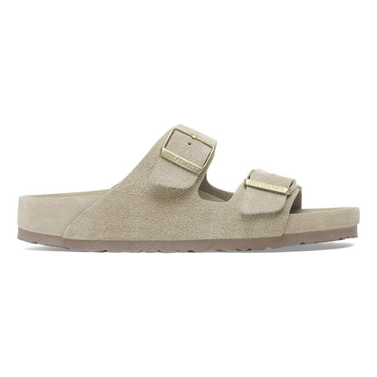 Arizona Suede Leather in Color Taupe | Birkenstock