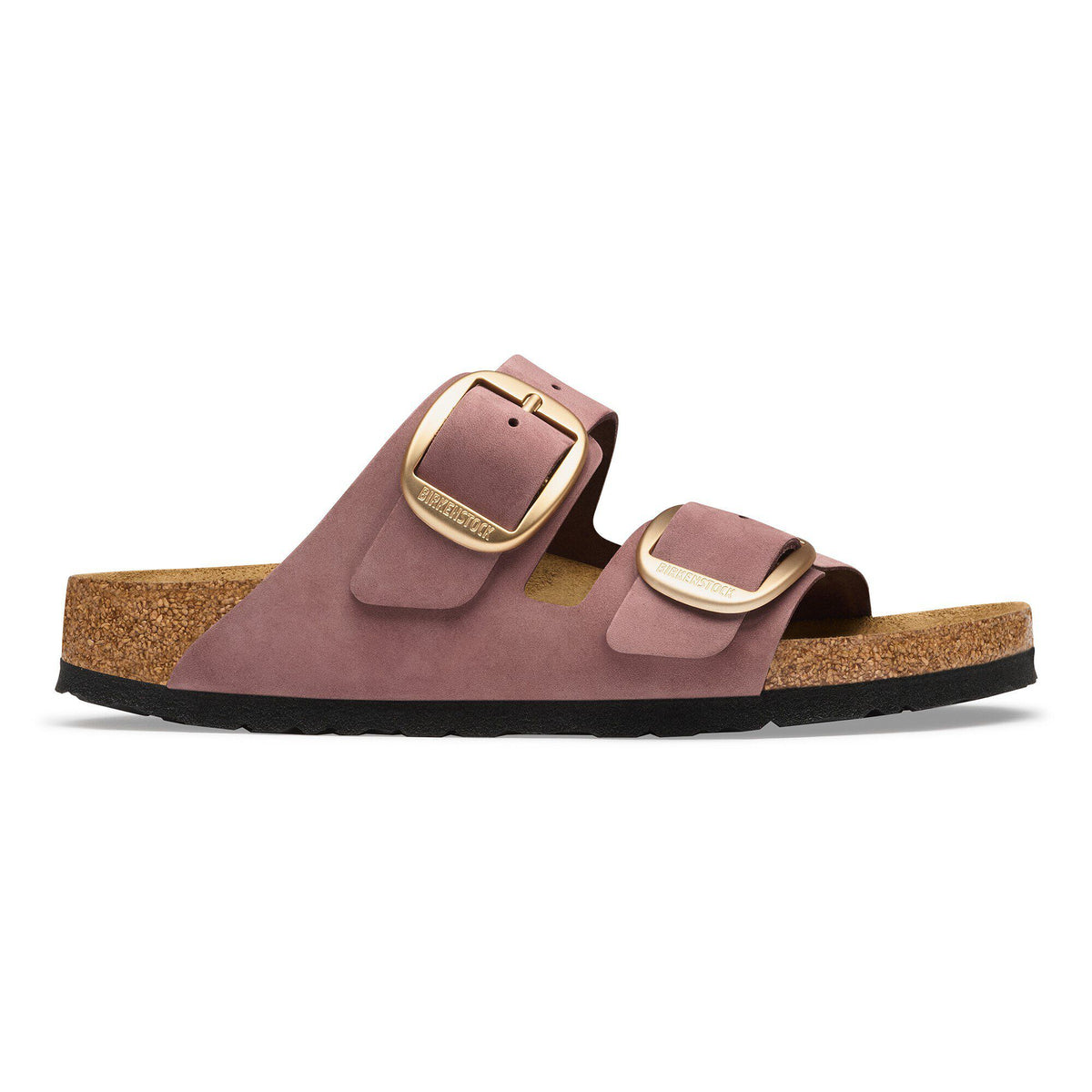 Arizona Big Buckle Nubuck Leather in Color Pepper | Birkenstock