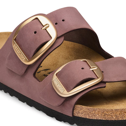 Arizona Big Buckle Nubuck Leather in Color Pepper | Birkenstock