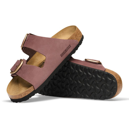 Arizona Big Buckle Nubuck Leather in Color Pepper | Birkenstock