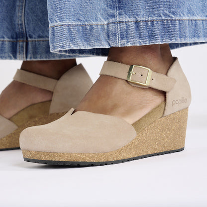 Mary Suede Leather in Color Warm Sand | Birkenstock