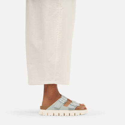 Arizona Chunky Suede Leather in Color Pure Sage | Birkenstock