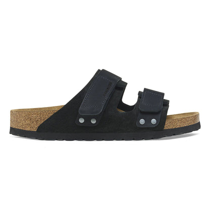 Uji Nubuck-Suede Leather in Color Black | Birkenstock