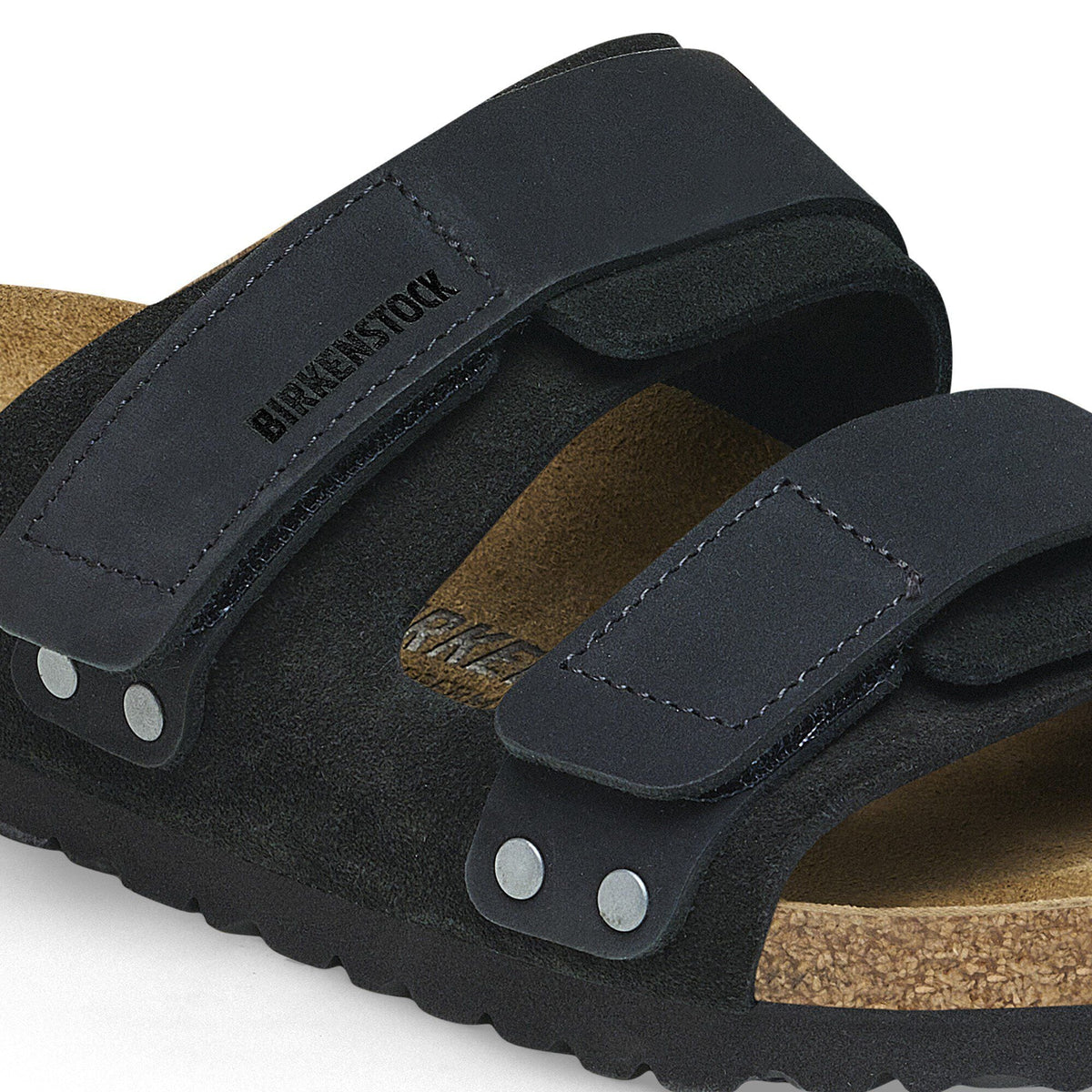 Uji Nubuck-Suede Leather in Color Black | Birkenstock