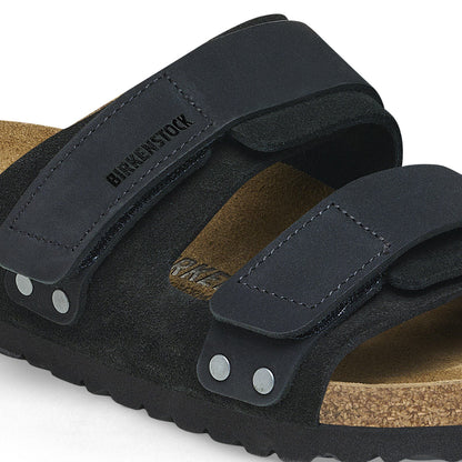 Uji Nubuck-Suede Leather in Color Black | Birkenstock