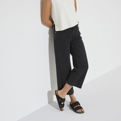 Uji Nubuck-Suede Leather in Color Black | Birkenstock
