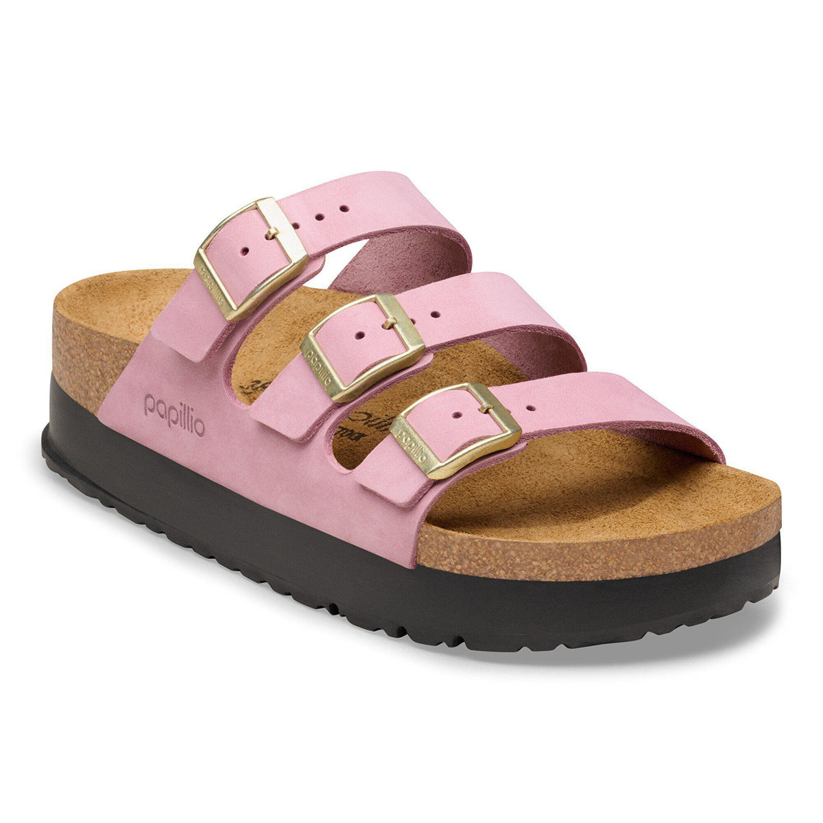 Florida Flex Platform Nubuck Leather in Color Orchid | Birkenstock