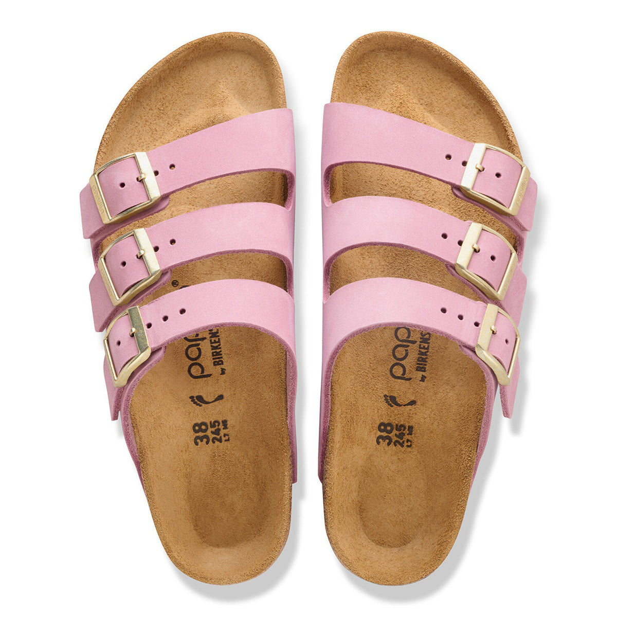 Florida Flex Platform Nubuck Leather in Color Orchid | Birkenstock