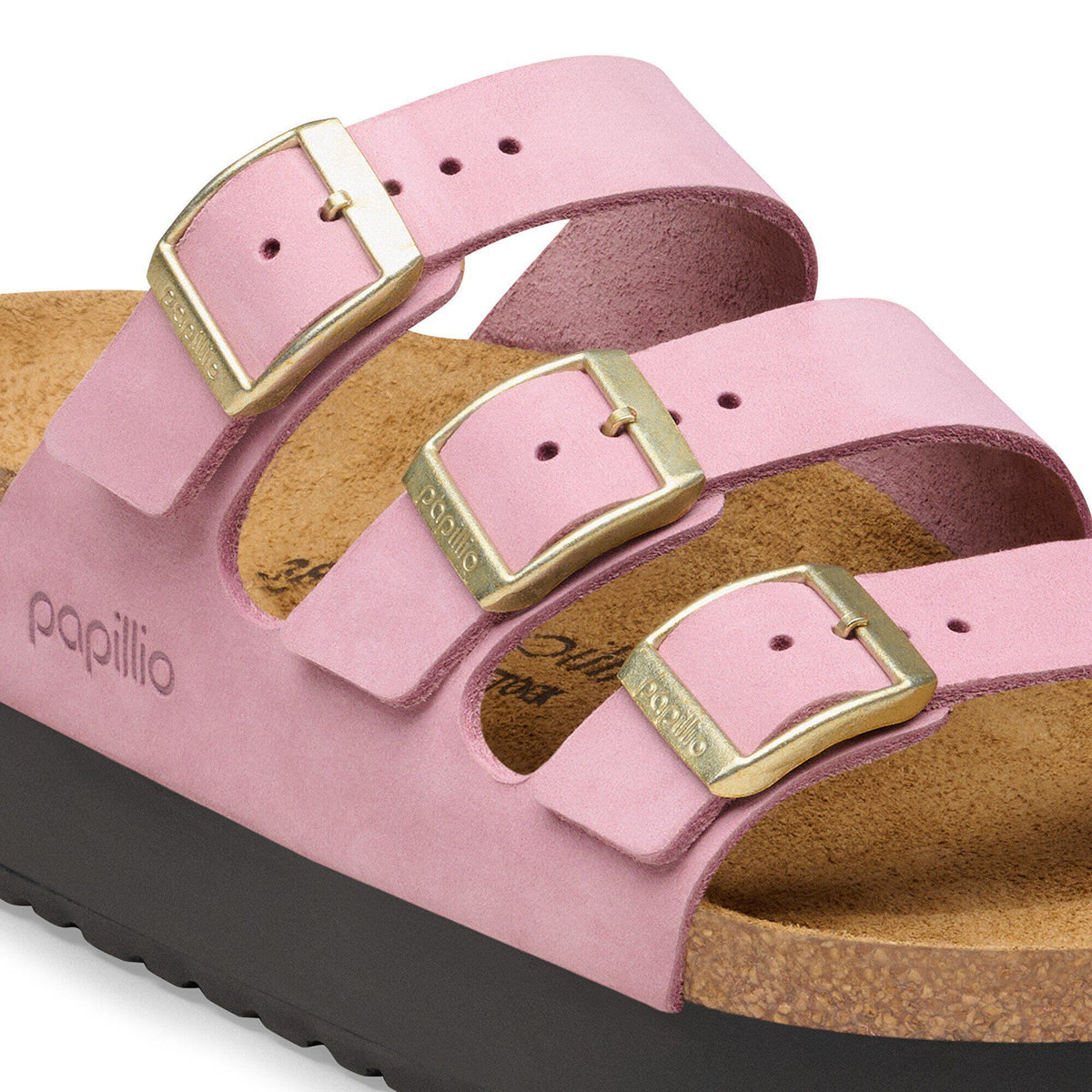 Florida Flex Platform Nubuck Leather in Color Orchid | Birkenstock