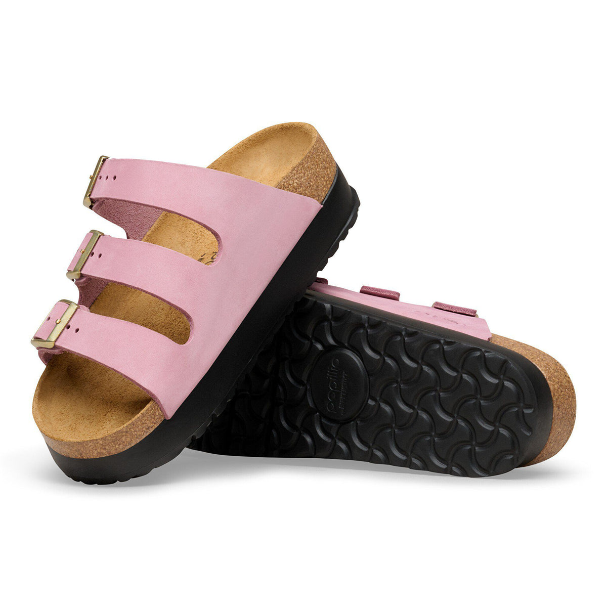 Florida Flex Platform Nubuck Leather in Color Orchid | Birkenstock