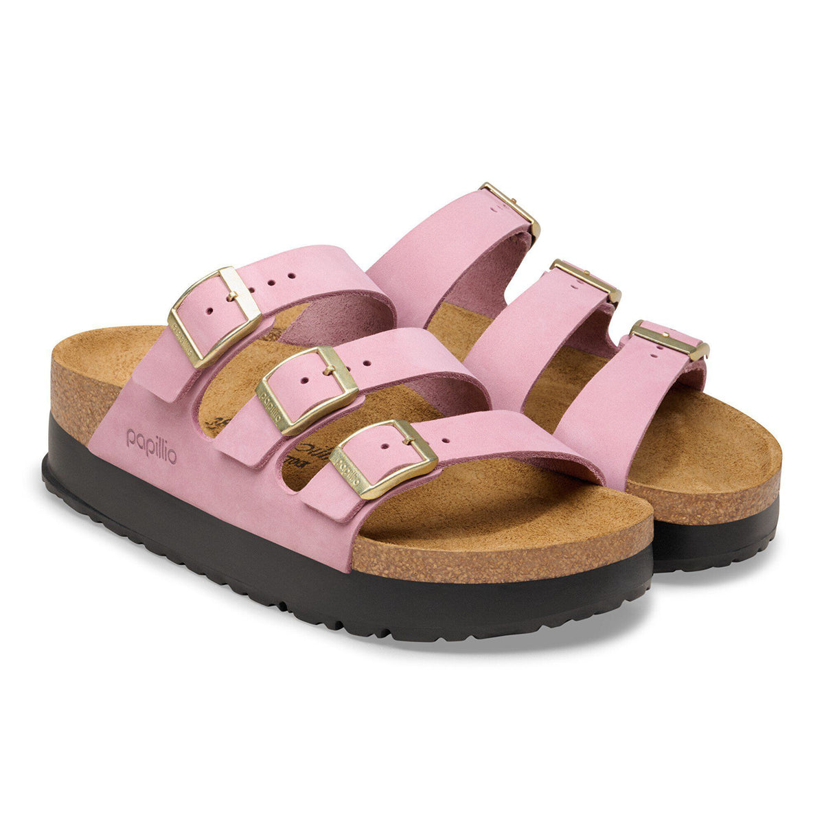 Florida Flex Platform Nubuck Leather in Color Orchid | Birkenstock