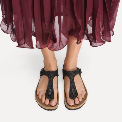 Gizeh Synthetics in Color Leo Black | Birkenstock
