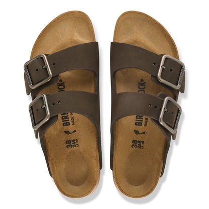 Arizona Wire Buckle Nubuck Leather in Color Mocha | Birkenstock