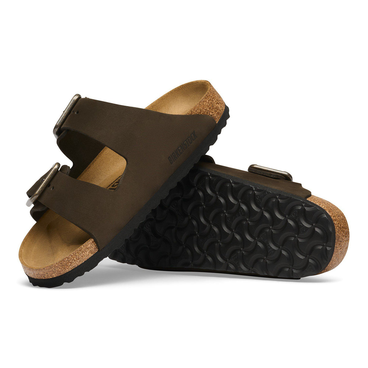 Arizona Wire Buckle Nubuck Leather in Color Mocha | Birkenstock