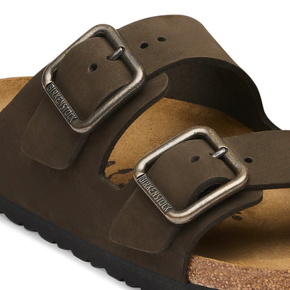 Arizona Wire Buckle Nubuck Leather in Color Mocha | Birkenstock